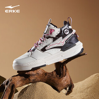 Hongxing erke danxia | sports high-top sneakers in autumn and winter with contrasting colors, fashionable and versatile couple shoes
