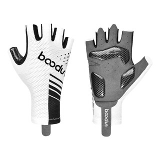 Boodun bicycle gloves summer riding half-finger breathable men's road mountain bike women's bicycle silicone shock-absorbing equipment