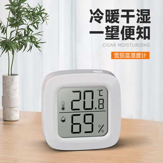Hannicook electronic temperature and humidity meter cigar humidor hygrometer high-precision sensor portable home indoor wall-mounted classic model sensitive movement
