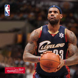 Mitchell & ness official mitchell & ness cavaliers james 08-09 season fan version retro summer sports vest cavaliers-james 08-09 season retro jersey l