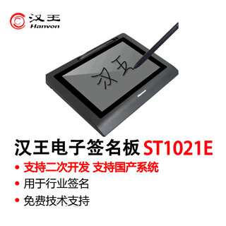汉王（Hanvon） ST1021E 国产系统签批屏电子签名屏手写板手写液晶屏数位屏免费支持二次开发 汉王ST1021E（10.1英寸签字屏）