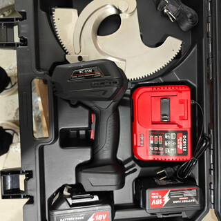 Electric ratchet cable scissors model ec-85, opening 8.5 cm, can cut 4*240+1*120 cables