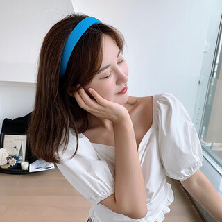 Jiuweiya candy-colored hair hoop internet celebrity new solid color hair pressure headband women's face wash hairpin versatile out-and-out hair binding accessories