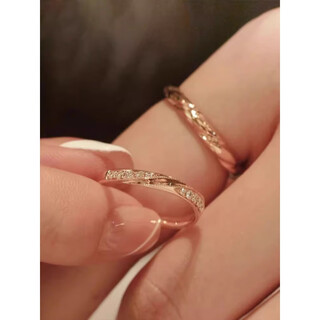 Prodigal heart wedding ring plated 18ik rose gold wedding ring engagement ring light luxurious live design couple ring gift women’s ring women’s ring