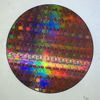 Crystal cpu wafer wafer photolithography integrated circuit chip semiconductor silicon wafer teaching science test 12 inches 10 free acrylic bracket