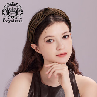 Royal sasa korean autumn and winter hair hoop simple cross-knotted wide-brimmed face wash headband pressed hair women's headwear