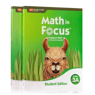 Genuine american primary school mathematics textbooks and exercise books math in focus series california textbooks original english mathematics american textbooks non-singapore textbooks non-singapore textbooks non-singapore teaching aids new 2020 edition 3a+3b student books, a total of two books