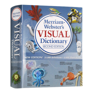 【二手书】韦氏英语图解词典 英文原版 Merriam-Webster's Visual Dictionary 英英字典