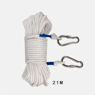 Sun aegis free diving float freediving diving inflatable buoy tire water surface signal diving guide rope 20 meters rope white (8mm)