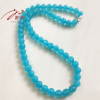 Luxurious natural crystal tianhe stone pagoda chain women's necklace birthday gift for mother, girlfriend and best friend 10mm uniform beads