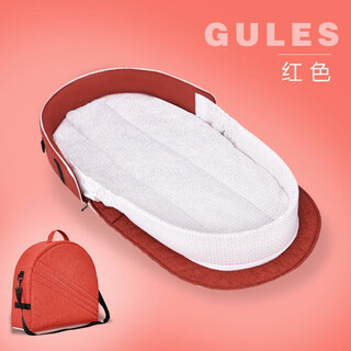 Bed-in-bed baby 0-3 years old portable removable folding bed multifunctional baby bed anti-squeeze newborn bb bionic bed a rose red single bed + mattress