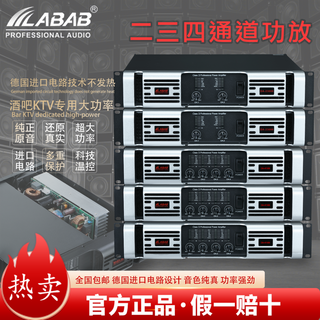 蓝博声（官方店铺）德国原装进口品牌大功率专业功放机 两通道 三通道 四通道功放 DA-21000（2通道1000W推10寸音箱）