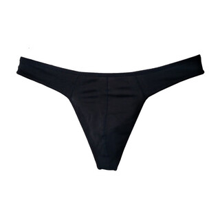 Sexy underwear men's thong cotton underwear sports underwear seamless breathable light men's style fun splicing black 2xl