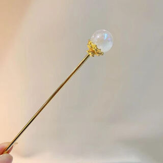 Wanbaozi children's ancient style simple pearl hairpin smart symphony pearl hairpin girls invisible hair net hairstyle hair accessories white no specifications