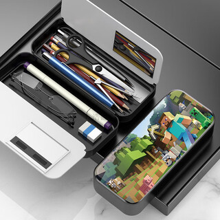 Inofen internet celebrity pencil case pikachu pencil case pencil case multi-functional pokémon pencil case primary school student junior high school student pencil case student stationery minecraft