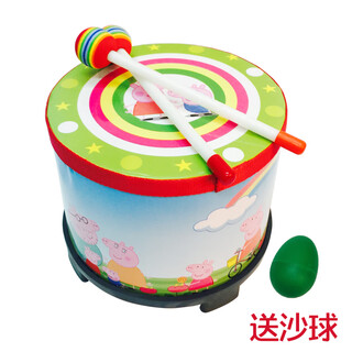 Jingyun orff musical instrument drum children's drumming toy hand clap drum snare drummer drum percussion instrument baby drum floor drum - social pig model