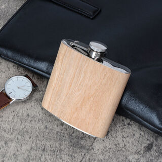 Russian flask stainless steel 304 about half jin jin is equal to 0.5 kg thickened outdoor flask wine utensils small wine bottles (3 taels) tree pattern + funnel