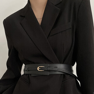 Dofinison belt women's suit girdle outer coat decoration fashionable and versatile waist coat waist wide belt women's trendy girdle wide belt dual-purpose belt