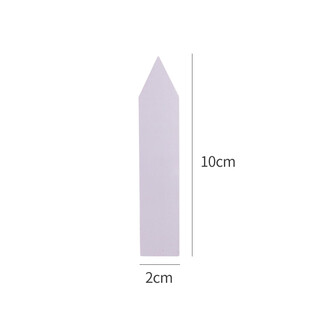 Benxinnong garden succulent plant plastic ground sign one-line label flower succulent gardening ground sign 10x2 (white) one thousand pieces