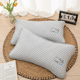 Modu buckwheat pillow summer cooling ice bean tea scented pillow jasmine tea filled cervical pillow core removable and washable tea scented pillow - little whale (35*55cm single pack)