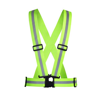 Tri-polartp5104 reflective vest vest cycling night running engineering warning protection elastic elastic straps reflective clothes fluorescent green