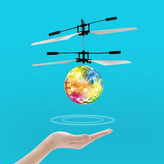 Remote control airplane, helicopter, fall-resistant, smart suspension, gesture-sensing aircraft, primary school student drone, children's toy, colorful ball