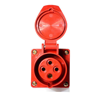 People's electrical appliances explosion-proof socket type surface-mounted current 32a voltage 380v number of holes 4 holes unit