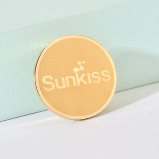 Mi lian 925 silver diy customized name letter brooch badge logo corporate badge graduation commemorative coin annual meeting suit lapel pin embossed rose gold/gold remarks color