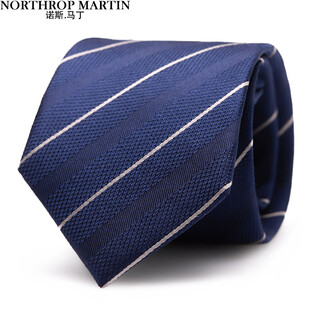 North martin silk tie knot-free men's formal wear business groom lazy one-easy zipper blue gift