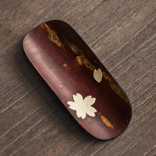 Tonghe imported from japan yamazakura tea spoon japanese tea ceremony accessories tea shovel handmade high-end cherry blossom wooden spoon yamazakura tea spoon (sakura)
