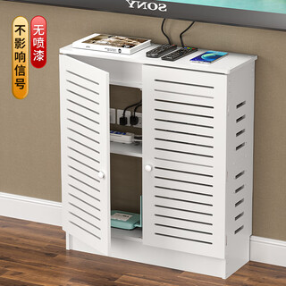 Shunmai multimedia shielding cabinet router box vertical electrical cabinet storage box junction box shielding box decorative box multimedia cabinet outer diameter length 50 height 80 thickness 30cm