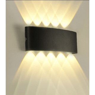 Yilin outdoor wall light up and down light-emitting exterior wall light minimalist led outdoor lighting double-head courtyard waterproof wall light b15-10w three-color dimming w+ww