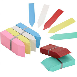 Shipton planta suculenta señal de tierra de plástico etiqueta de suculentas de una línea flor suculenta señal de tierra de jardinería 25 * 4 cm blanco 100 hojas