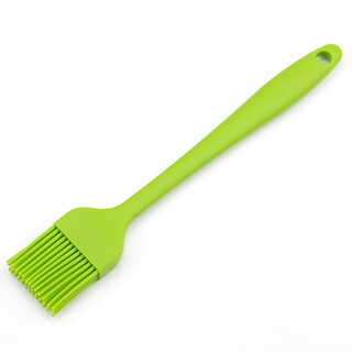 Dolo deli integrated steel core silicone brush, egg liquid brush, cake oil brush, silicone baking brush, moon cake high temperature resistant barbecue brush, green integrated silicone brush