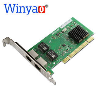 Winyao wy546t2 pci dual-port gigabit network card 82546 desktop soft routing esxi