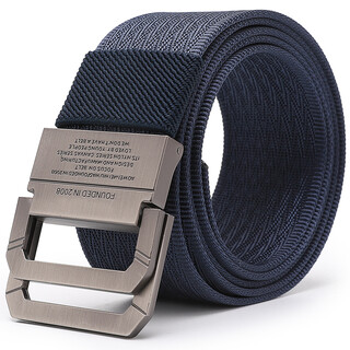 Extremely (jevi) outdoor sports and leisure canvas belt men's double-ring buckle belt student trendy fashion pants belt military training
