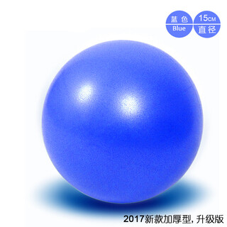 Mini yoga ball pilates small ball balance fitness gymnastic ball 15cm blue thickened + free pump more yoga ball sizes
