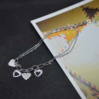 Ya ning jewelry, 950 platinum platinum bracelet, lianlian style ladies bracelet, fashion jewelry with national inspection certificate, gift for girlfriend, ready stock