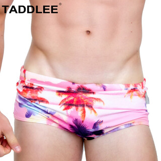 Taddlee swimming trunks men's triangle beach swimsuit fashionable quick-drying casual hot spring men's outdoor seaside swimsuit small boxer xf133 s