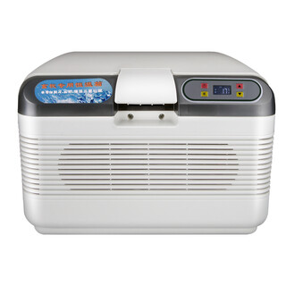 Furijie animal husbandry thermostat household 17 degree pig essence, rabbit essence, rat essence vaccine veterinary refrigeration intelligent small temperature control box 12-liter digital display temperature control + car home dual-purpose intelligent constant temperature