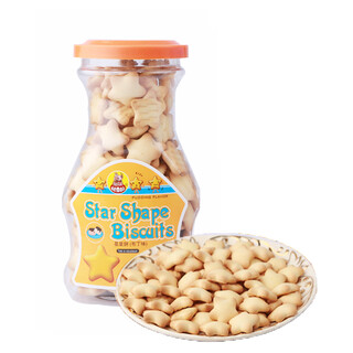 Hippopotamus children's snacks geometric biscuits 110g star biscuits 120g teething cartoon biscuits casual snacks star pudding flavor 120g