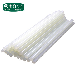 Laoa hot melt glue stick high viscosity transparent hot melt glue stick 7mm 11mm hot melt glue gun glue stick 11*300mm transparent strong adhesive type 30 pieces
