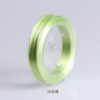 Diling imported elastic thread bracelet, rubber band bracelet, beaded elastic thread beeswax jewelry bead rope bracelet rope 16 light green