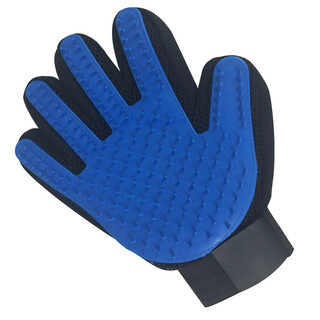 Bellojia cat comb, cat gloves, cat special hair removal artifact, hair removal comb, pet dog hair removal, cat hair nemesis, right hand blue