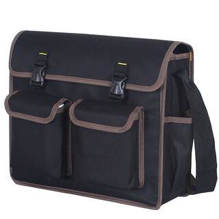 Agni shield electrician's tool bag canvas air conditioning repair shoulder oxford thickened large storage tool bag single shoulder tool bag large size 081