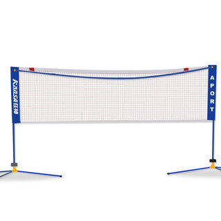 Crazy god badminton net frame mobile portable badminton tennis frame simple net folding net post 6.1m