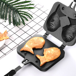 Xiangyouyou (xiangyouyou) xiangyouyou waffle diy cake mold baking waffle mold gas gas special cake pan taiyaki mold taiyaki oil brush + steel needle + electronic recipe