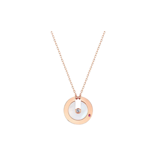 I do is in stock, sparkling round 18k gold diamond necklace pendant for girlfriend as a birthday gift, in stock, 18k gold/about 1 minute