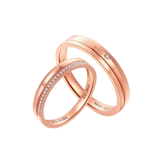 I do sealed version diamond ring k gold couple wedding ladies ring promise series valentine's day gift for girlfriend 18k gold/men's ring