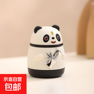 New creative toothpick holder push-type automatic pop-up panda toothpick box high-end coffee table desktop toothpick bottle ornament silver bamboo panda a toothpick box